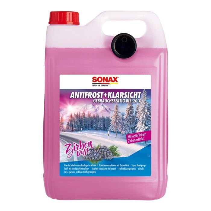 Антизамерзайка + чистый вид Sonax до -20 °C Кедр 5л (131500)