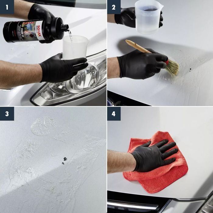 Очиститель стойких загрязнений и остатков клея Sonax Profiline Stain Ex 1л (253300)