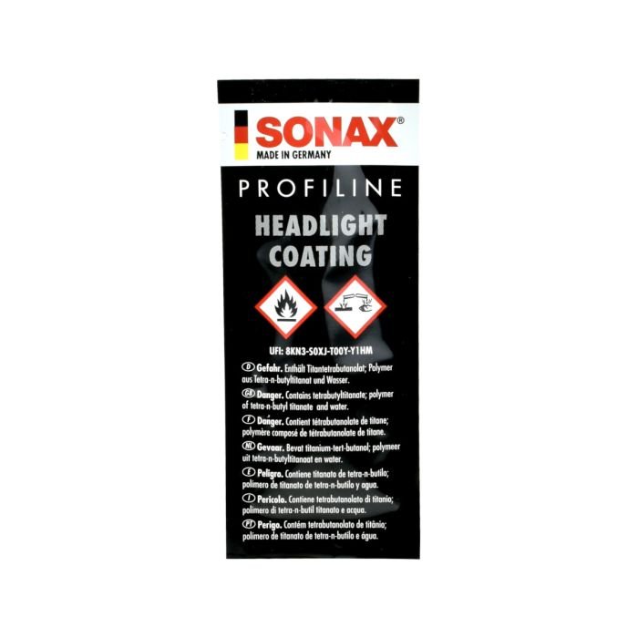 Керамическое защитное покрытие для пластиковых фар SONAX PROFILINE Headlight Coating UV-filter (276541)