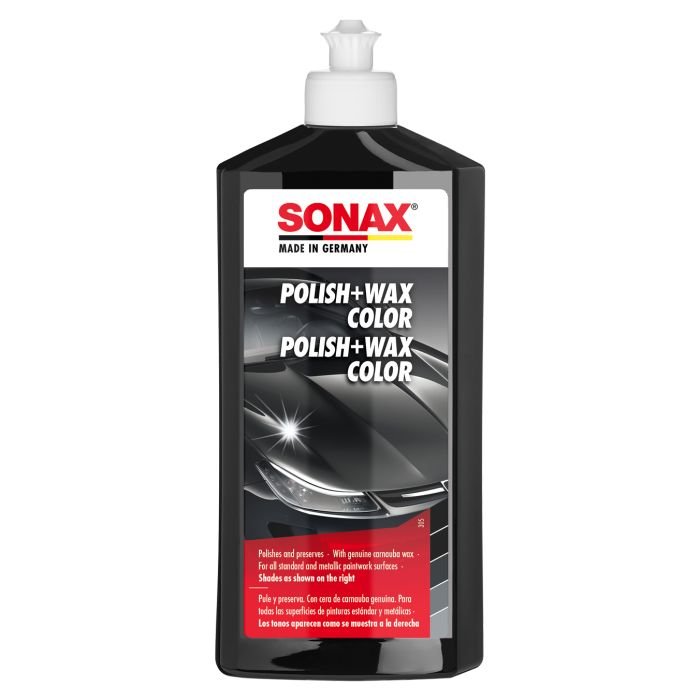 Полироль с воском Sonax NanoPro черный 500 мл (296100)