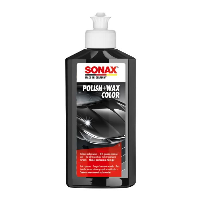 Полироль с воском Sonax NanoPro черный 250 мл (296141)