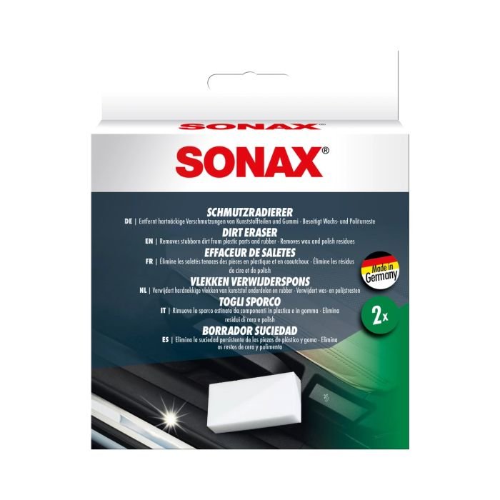 Набор меламиновых губок Sonax для чистки загрязненных поверхностей 2 шт (416000)