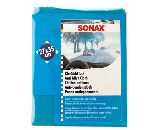 Фланелевая салфетка для стекла 27x35 см SONAX Klarsichttuch (421100)