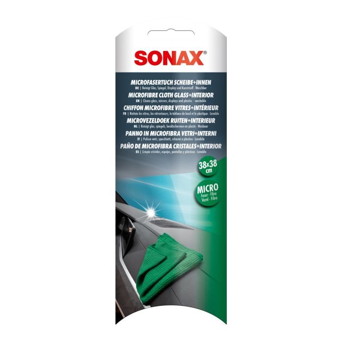 Микрофибра Sonax для стекол и салона 38×38см 1шт (498400)