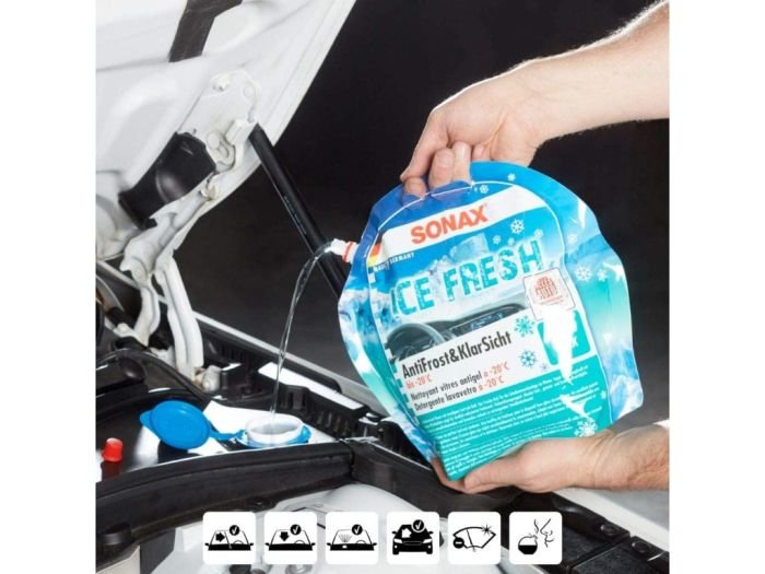 Антизамерзайка + чистый вид Sonax до -20 °C Ice-fresh 3л (133441)