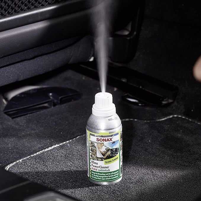 Очиститель кондиционера антибактериальный с ароматом лимона Sonax Clima Clean Green Lemon 100мл (323400)