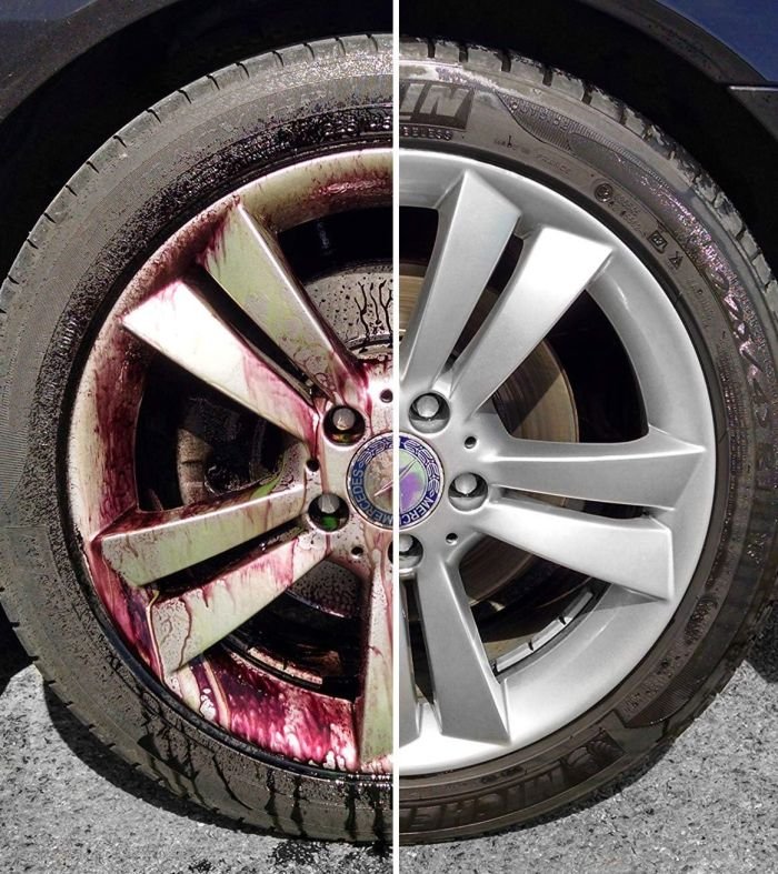 Бескислотный очиститель легкосплавных и стальных дисков 500 мл SONAX XTREME Wheel Cleaner PLUS (230200)