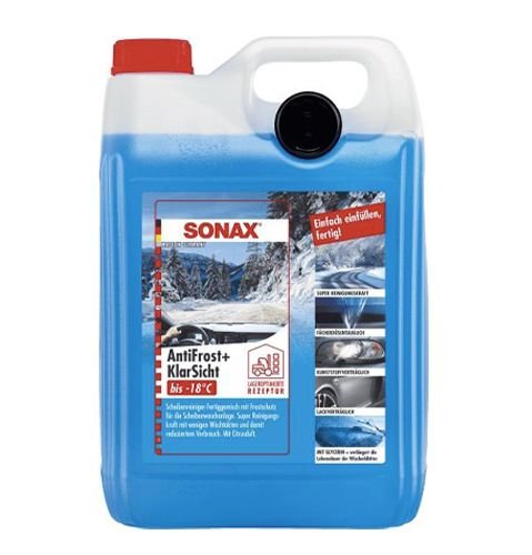 Антизамерзайка + чистый вид Sonax до -18 °C цитрусовые 5л (134500)