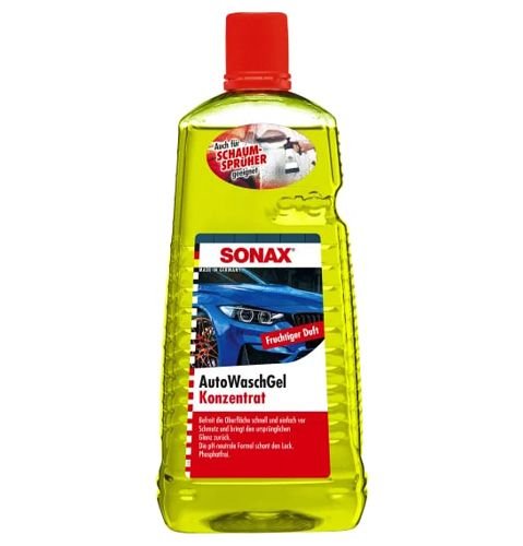 Автошампунь-концентрат Sonax для бережной очистки c фруктовым ароматом 2л (315541)