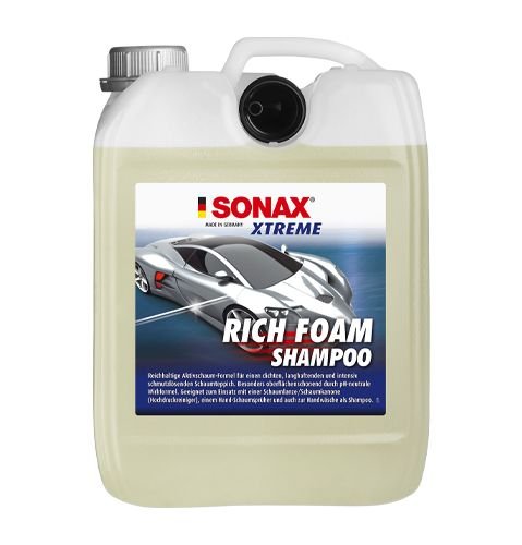 Автошампунь сильно пенящийся для ручной мойки Sonax XTREME Rich Foam Shampoo 5л (248500)
