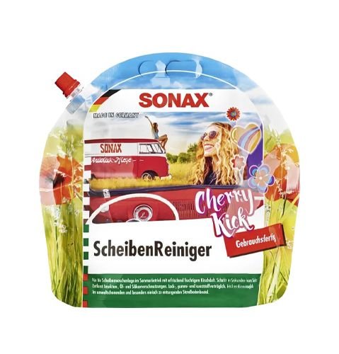 Готовая жидкость в бачок омывателя Sonax Cherry Kick 3л (392441)