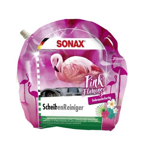 Готовая жидкость в бачок омывателя Sonax Pink Flamingo 3л (389441)