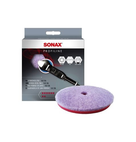 Гибридный полировальный круг 165 мм SONAX PROFILINE Hybridwollpad 165 DA (494100)