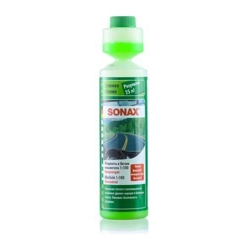 Жидкость в бачок омывателя SONAX летняя концентрат 1:100 Яблоко 250 мл (372141)