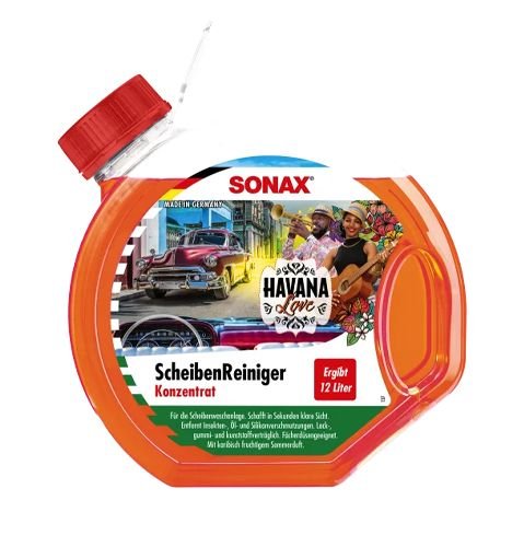 Концентрат омывателя стекла летний 1:3 Sonax Havana Love 3л (393400)