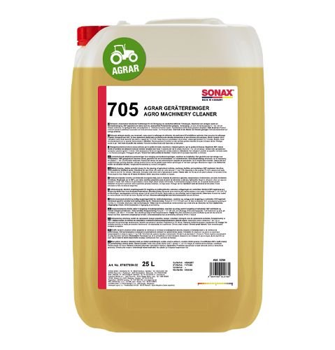 Очиститель для сельхозтехники и оборудования Sonax Agrar 25л (705705)