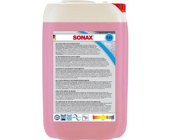 Средство для расконсервации (очиститель воска) 25 л SONAX Copolymer (535705)