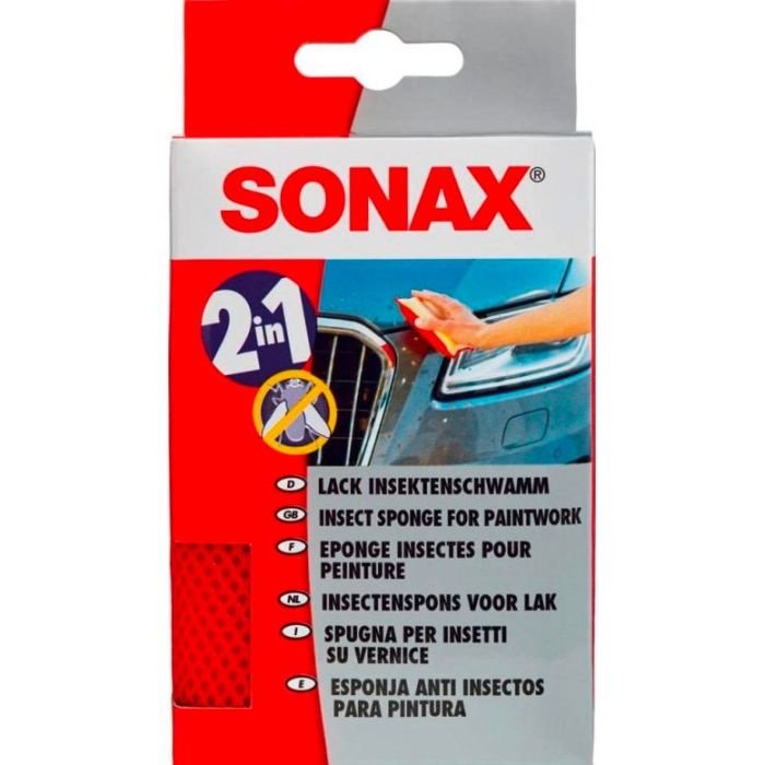 Губка 2 в 1 Sonax для удаления насекомых и мытья стекол (426100)