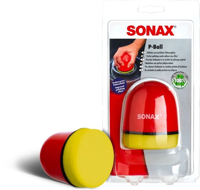 Губка-аппликатор Sonax P-Ball для нанесения полиролей и восков (417341)
