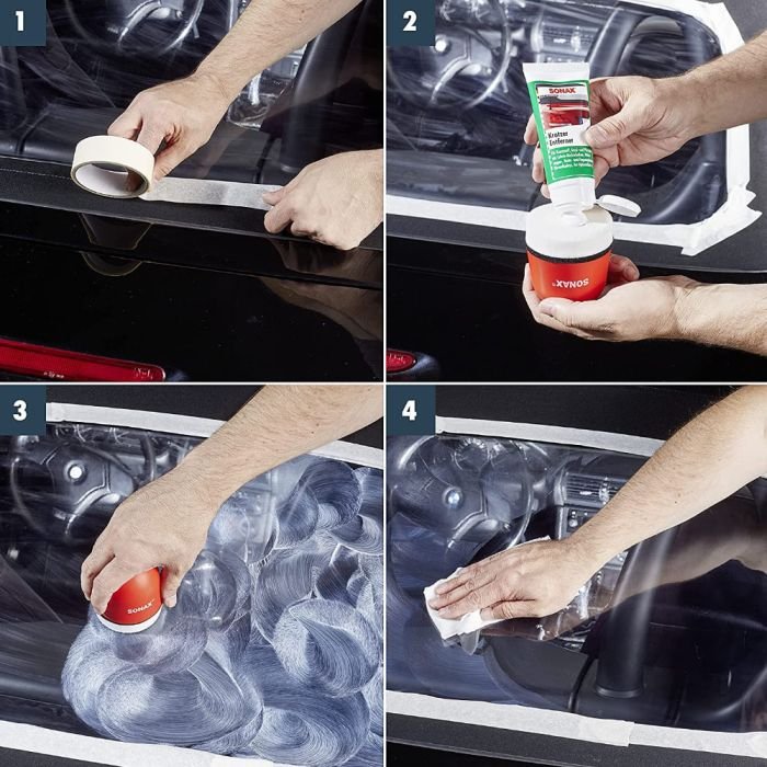 Полироль для фар и прозрачного пластика SONAX NanoPro Scratch Remover 75 мл (305000)