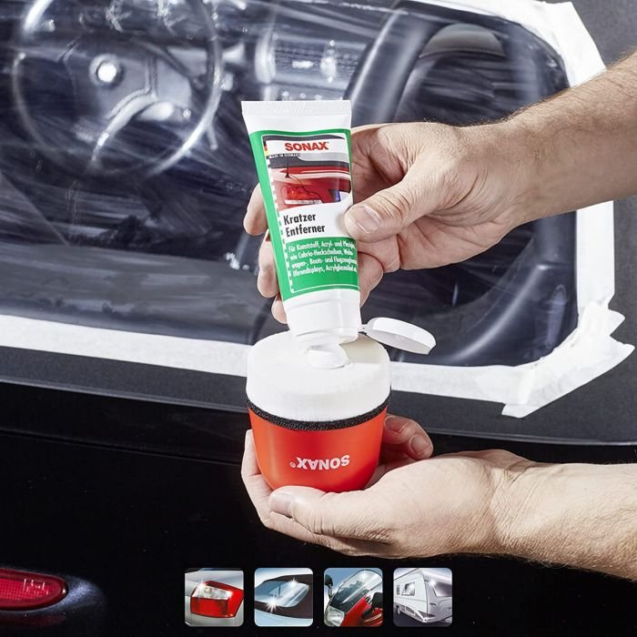Полироль для фар и прозрачного пластика SONAX NanoPro Scratch Remover 75 мл (305000)