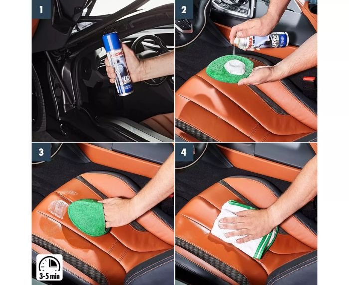 Очиститель кожи салона пена Sonax Xtreme Leather Care Foam 250 мл (289100)