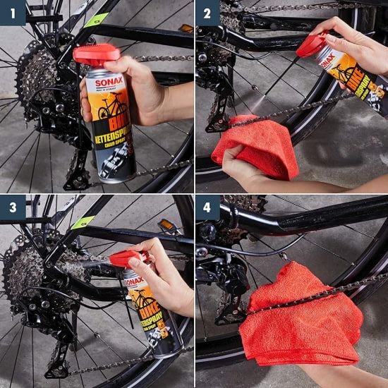 Спрей для цепи Sonax BIKE с EasySpray 300мл (876200)