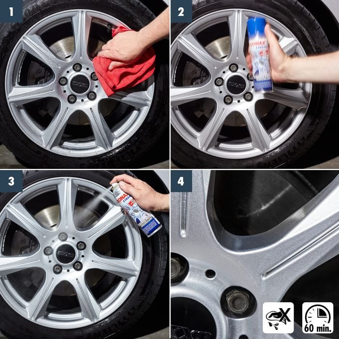Защитное уплотнение ободов дисков Sonax XTREME Protective Wheel Rim Sealant 250мл (250100)