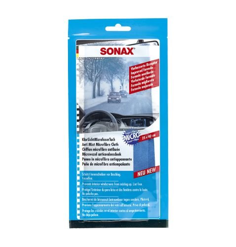 Салфетка из микрофибры против запотевания стекол Sonax прозрачная 25 x 40см (421200)