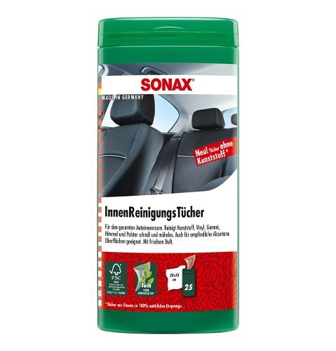 Салфетки для чистки салона автомобиля Sonax 25шт (412200)