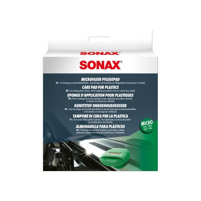 Апликатор из микрофибры для кожи, винила и пластика SONAX Care Pad (417200)