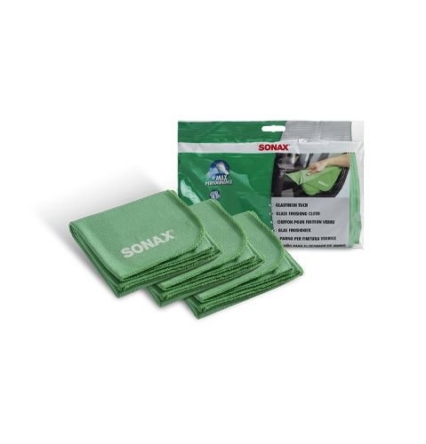 Набор впитывающих салфеток Sonax Glass Finishing Cloth 3шт 50х60 см для стекла (450941)