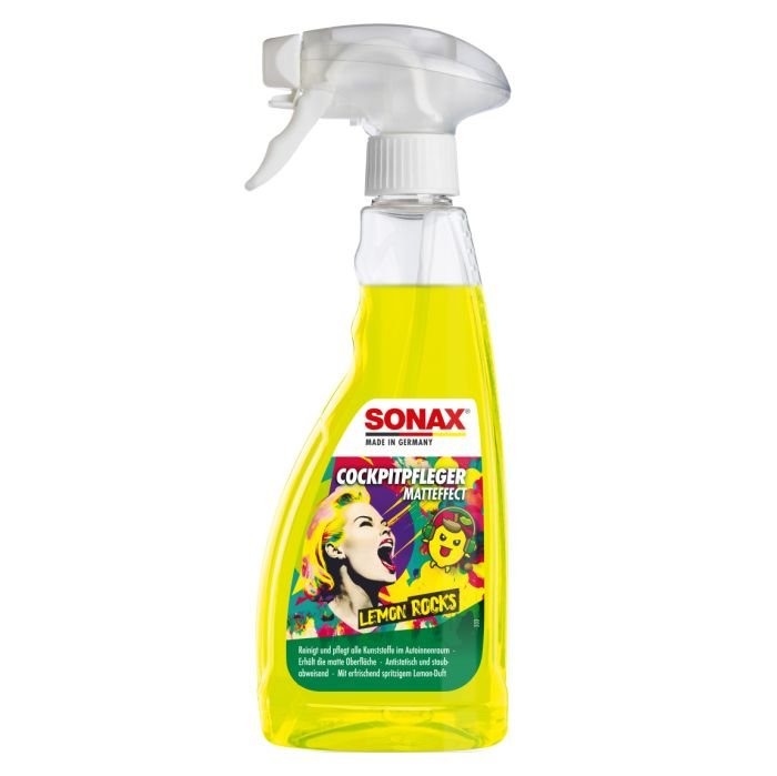 Очиститель пластика Sonax Lemon Rocks Свежесть лимона Матовый 500мл (343241)