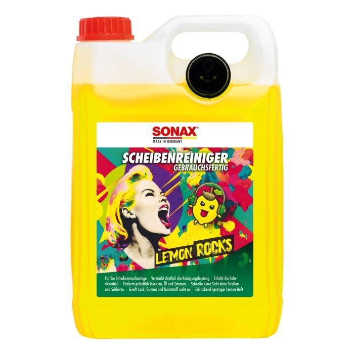 Жидкость в бачок омывателя Sonax Lemon Rocks летняя 5л (160405)