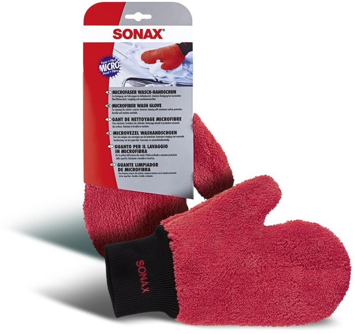Рукавица Sonax для мытья автомобиля из микрофибры 1шт (428200)