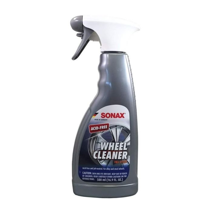Бескислотный очиститель легкосплавных и стальных дисков 500 мл SONAX XTREME Wheel Cleaner PLUS (230200)