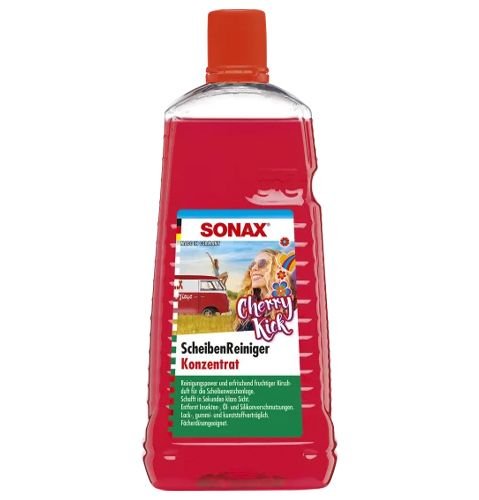 Жидкость в бачок омывателя Sonax летняя концентрат 1:10 Cherry Kick 2л (392541)