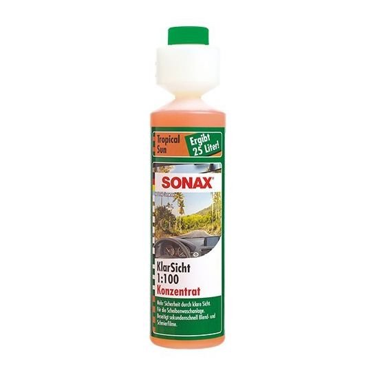 Жидкость в бачок омывателя Sonax Tropical Sun  0.25 л концентрат (387141)