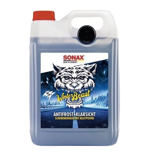 Жидкость в бачок омывателя Sonax WinterBeast Antifrost+Klarsicht зимний -20 °C 5л (135500)